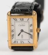 Seven assorted wristwatches including a gold-plated CARTIER, and a ladies 14ct gold cased TITUS, (7 items) - 4