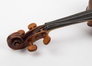 An antique violin in case, 19th century, - 2