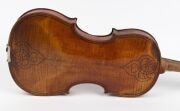 An antique violin in case, 19th century, - 7