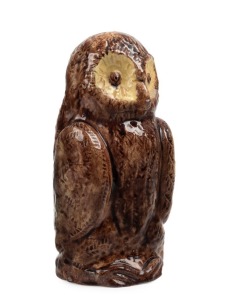 BOSLEY pottery owl statue, ​​​​​​​20.5cm high