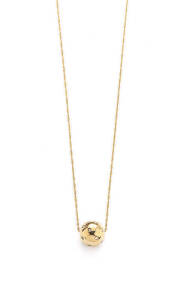 PENDANT: 14ct yellow gold diamond ball pendant. 4.4 grams.