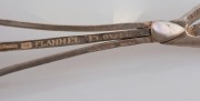 HARRIS & SON of Western Australia, silver paper knife with native floral&nbsp;decoration, in original branded box, stamped "FLANNEL FLOWER, HARRIS & SON, STG. SILVER", ​​​​​​​17cm long, 20 grams - 2