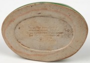 ROYAL DOULTON POTTERIES stoneware soap dish made for WRIGHT'S COAL TAR SOAP, impressed details on the base, ​​​​​​​15.5cm wide - 3