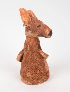 PETER COOLEY Marsupial II pottery kangaroo, signed "Cooley, 2015", 23cm high - 3