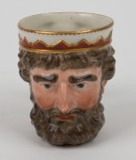 DERBY "Neptune" antique English porcelain mug, circa 1800, puce mark to base, ​​​​​​​10cm high - 3