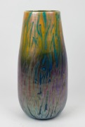 GREG DALY "Shadows In The Grass, 2013" lustre glazed ceramic vase, signed "Daly", with additional gallery card ($2,200), 36cm high - 2