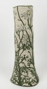 CATHY FRANZI&nbsp;"Flannel Flower" porcelain, engobe, sgraffito and glaze vase, signed "C. Franzi, Flannel Flower", ​​​​​​​44.5cm high - 3