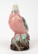 GRACE SECCOMBE pottery galah statue, incised "Grace Seccombe, Australia",  ​​​​​​​19.5cm high - 2