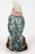 GRACE SECCOMBE pottery galah statue, incised "Grace Seccombe, Australia",  ​​​​​​​19.5cm high - 4