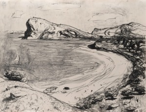 LLOYD FREDRICK REES (1895-1988), (untitled seascape), lithograph, 29/80, signed in plate "Lloyd Rees, '80", 50 x 65cm, 81 x 93cm overall