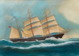 ARTHUR VICTOR GREGORY (1867-1957), The Rona, watercolour, signed lower left "A.V. Gregory, '10", 36 x 50cm, 62 x 72cm overall