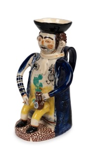 STEPHEN BIRD pottery toby jug, ​​​​​​​19cm high