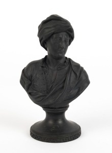 WEDGWOOD black basalt bust of Matthew Prior, late 18th century, 18cm high