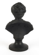 WEDGWOOD black basalt bust of Matthew Prior, late 18th century, ​​​​​​​18cm high - 2