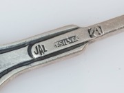 LINTON of Perth, set of 12 Australian silver spoons with wildflower motifs, 20th century, stamped "JAL. ST. SILVER", 11cm long, 152 grams total - 8