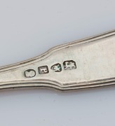 Assorted antique sterling silver spoons, 18th and 19th century, (12 items), the largest 21.5cm long, 620 grams total - 3