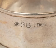 NAPKIN&nbsp;RINGS assorted group of antique and vintage silver examples, some with gold monograms, 19th/20th century, (18 items), 400+ grams - 2
