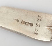 Five assorted antique CHANNEL ISLANDS silver tablespoons, Guernsey and Jersey makers, plus English made but Channel Islands retailed, 19th and 20th century, the largest 22.3cm long, 282 grams total - 3