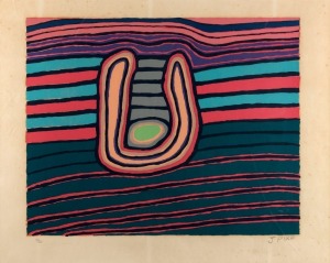JIMMY KURTNU PIKE (1940-2002), untitled, lithograph, 25/60, signed lower right "J. Pike", 49 x 62cm, 81 x 98cm overall