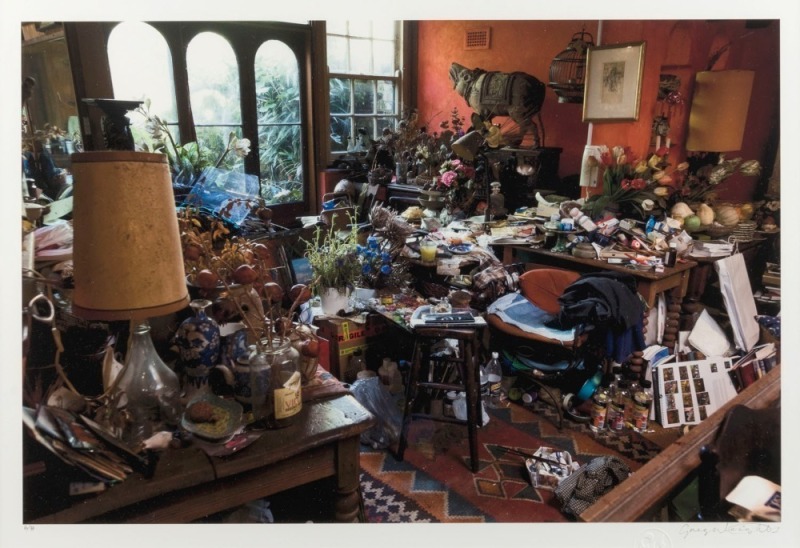 GREG WEIGHT (1946 -  ), (Margaret Olley's Studio), colour photograph, 6/8, signed lower right "Greg Weight", with blind embossed seal, 29 x 42cm, 48 x 56cm overall