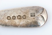 Eight assorted antique silver teaspoons, the largest 14cm long, 150 grams total - 6