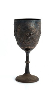 "BREWARRINA PASTORAL & AGRICULTURAL ASSOCIATION, 1875" English sterling silver trophy cup, ​​​​​​​18cm high, 180 grams