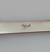 Three 17th/18th century CHANNEL ISLANDS silver trefid spoons stamped "G.S." of Jersey, circa 1700, the largest 18cm long, 126 grams total - 3