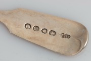 Set four sterling silver knives and forks retailed by CHANNEL ISLANDS silversmith&nbsp;JOHN LE GALLAIS of Jersey, mid 19th century, ​​​​​​​the spoons 18cm long, 382 grams total - 6