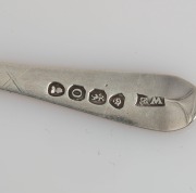 Thirteen assorted antique CHANNEL ISLANDS silver teaspoons, 19th century, ​​​​​​​the largest 14cm long, 156 grams total - 11
