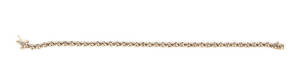 TENNIS BRACELET: set with 38 diamonds