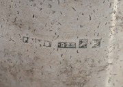 Nine assorted antique and vintage Australian and English sterling silver napkin rings, 19th and 20th century, makers include PROUDS, and ANGUS & COOTE of Sydney, 262 grams total - 3