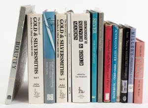 SILVER: group of reference books on silver collecting, (14 vol.)