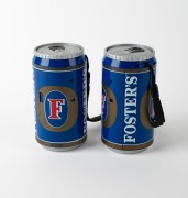 FOSTER'S: Two 2000 Sydney Olympics Foster's 375ml 'beer can' promotional point-and-shoot cameras, with wrist straps. (2 cameras) - 2
