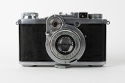 ZEISS IKON: Nettax&nbsp;538/24 rangefinder camera [#B 30387], c. 1937, with Tessar&nbsp;50mm f2.8 lens [#1873011]. One of only 3000 such cameras to be produced. - 2
