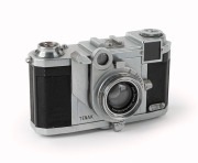 ZEISS IKON: Tenax II&nbsp;580/27 rangefinder camera [#H.76356], c. 1938, with Sonnar&nbsp;40mm f2 lens [#2142462].