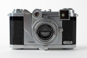 ZEISS IKON: Tenax II&nbsp;580/27 rangefinder camera [#H.76356], c. 1938, with Sonnar&nbsp;40mm f2 lens [#2142462]. - 2