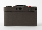 KIEV ARSENAL: Two c. 1985 Kiev 35A compact cameras - one in black with MC Korsar 35mm f2.8 lens and hot shoe cover, and one in dark grey&nbsp;with Kiev-Korsar 35mm f2.8 lens and hot shoe cover. Well-known Soviet copies of the Minox 35GT. (2 cameras) - 3
