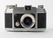 FINETTA-WERK&nbsp;SARABER: Black-leather Hanimar viewfinder camera [#093309], c. 1953, with Finetar 45mm f2.8 lens. - 2
