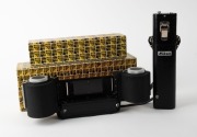 NIPPON KOGAKU: 250 exposure Nikon Motor Drive F-250 [#101074] Nikon F camera back attachment in maker's box, c. 1965, together with matching Nikon battery pack, also in maker's box. (2 items) - 2