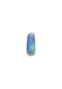 OPAL: One loose solid black opal. 8.06 carats.
