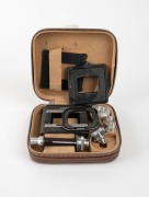 FRANKE & HEIDECKE: Four Rollei camera accessories - one Rolleikin 3.5 adapter kit in leather zip-case with maker's box and instruction sheet, one Rolleicord Va 24 adapter kit in leather zip-case with instruction sheet,&nbsp;one Rolleimeter&nbsp;rangefinder [#1409] - 2
