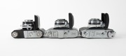 KODAK: Three c. 1950s vertical-folding cameras - one Retina IIIc&nbsp;Type 028 [#90128] with Retina-Xenon C 50mm f2 lens [#6224570] and Synchro-Compur shutter, one Retina Ib Type 018&nbsp;[#451366] with Retina-Xenar 50mm f2.8 lens [#5104543] and Synchro-Compur shut - 4