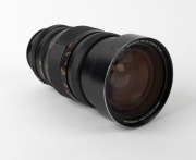 KONICA: Black Konica Varifocal Hexanon AR 35-100mm f2.8 lens [#7732809], with rear lens cap. - 2