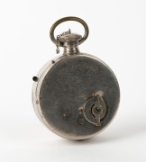 HOUGHTON: Ticka pocket watch-style camera, c. 1905, in chrome. - 2