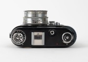 BERNING ROBOT: Robot Star 25 viewfinder camera [#2-190644], c. 1969, in black with Xenar 38mm f2.8 lens [#6269083]. - 4