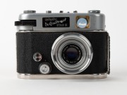 BERNING ROBOT: Robot Vollautomat Star II viewfinder camera [#L171474], c. 1958, with Xenar 38mm f2.8 lens [#11200159]. - 2