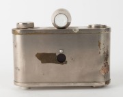 TAHBES: Synchro&nbsp;medium-format camera, c. 1948, with polished metal body,&nbsp;meniscus lens, and unusual Albada finder. - 3