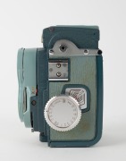 MINOLTA: 1959 Miniflex TLR camera [#105187], with Rokkor&nbsp;60mm f3.5 lens [#1103379], sportsfinder&nbsp;attachment, and lens cap. One of fewer than 5000 produced. - 4