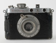 HOUGHTON: Ensign Multex&nbsp;Model 0 rangefinder camera [#H21518], c. 1937, with Multar Anastigmat 50mm f3.5 lens [#129499]. - 2