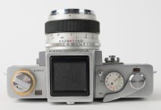 TOKYO KOGAKU: Topcon RE Super SLR camera [#4608431], c. 1963, in chrome with RE.Auto-Topcor 58mm f1.8 lens [#9901858]. - 4